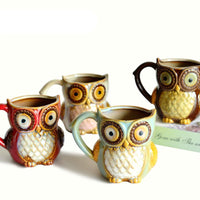 3D Cute Owl Coffee Mug
