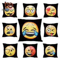 Emoji Changing Pillows Cover