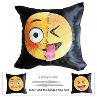 Emoji Changing Pillows Cover