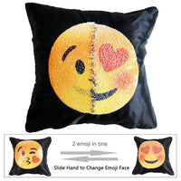 Emoji Changing Pillows Cover