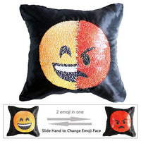 Emoji Changing Pillows Cover