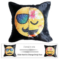 Emoji Changing Pillows Cover