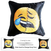 Emoji Changing Pillows Cover