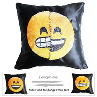 Emoji Changing Pillows Cover