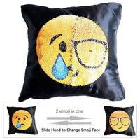Emoji Changing Pillows Cover