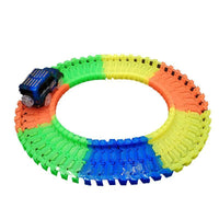 Glowing Race Track Bend Flex Flash  Car Toy