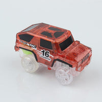 Glowing Race Track Bend Flex Flash  Car Toy