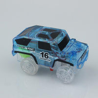 Glowing Race Track Bend Flex Flash  Car Toy