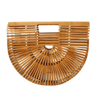 Half Round Wooden Bag