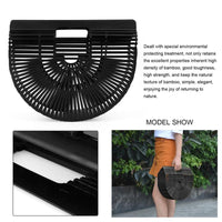 Half Round Wooden Bag